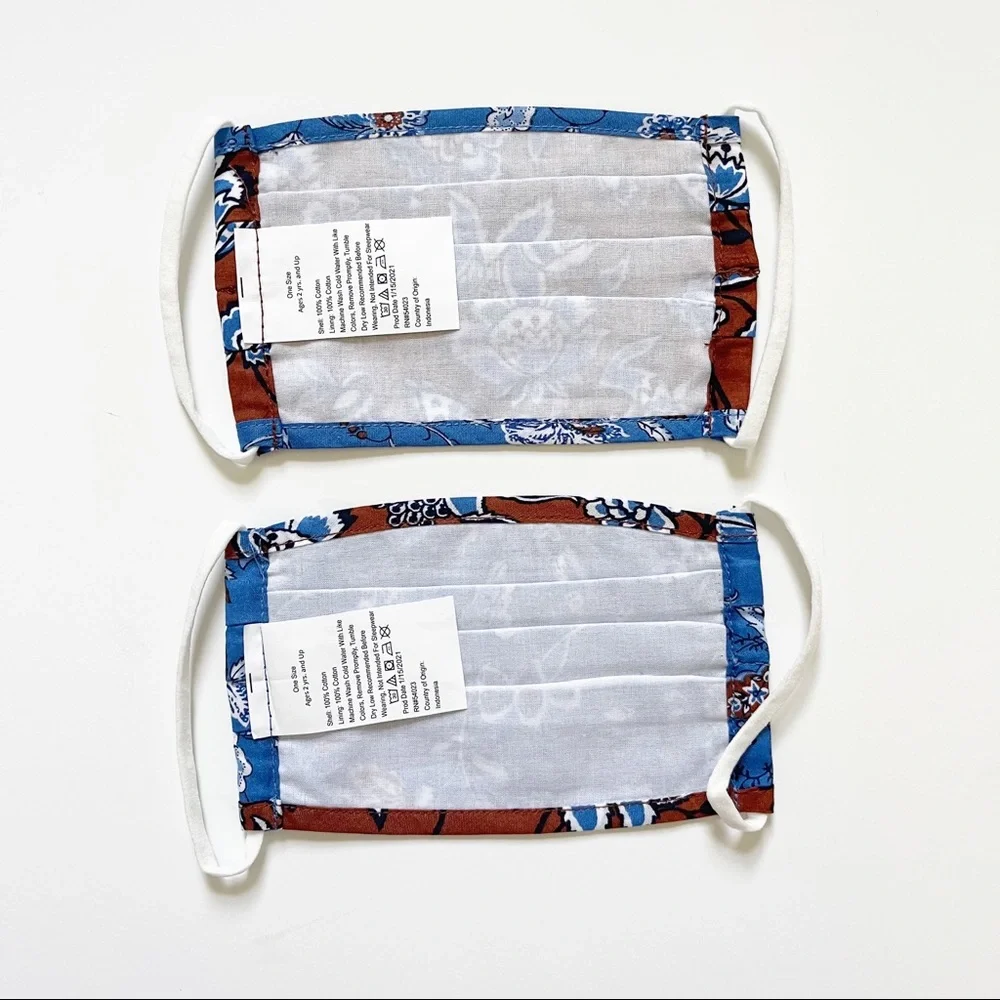 New Janie and Jack set of 2 Facemask